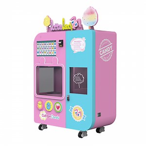 [Hot Item] Candy Vending Machine Coin Mini Candy Vending Machines Commercial Cotton Candy Machine