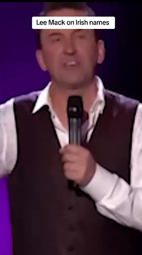 Lee Mack on Irish names. This is hilarious. . . . #comedyweek #fyyyypppppp #over30sclub #belfast #leemack #comedyvideos #standupcomedian