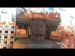 Mahamastakabhishek of Lord Bahubali in Sharavanbelagola