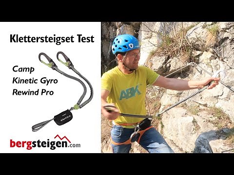 Klettersteigset Test Camp Kinetic Gyro Rewind Pro bergsteigen.com