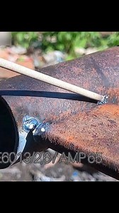 Rarely discussed technique of welding pipe to rusty plate #welding #weldingcreativeandcrafts #welder | Welding Creative & Crafts