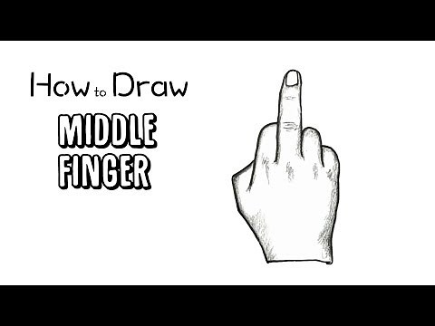 How to Draw a Middle Finger