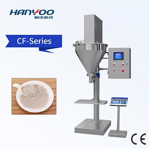 [Hot Item] Hanyoo Semi Automatic Screw Small Manual Dosing System Milk Tea Powder Filling Machine