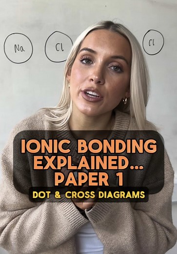 Ionic Bonding Dot & Cross Diagrams Explained