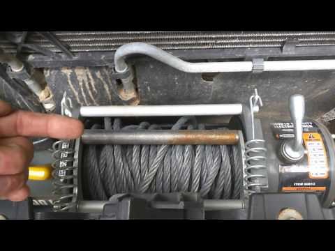 Harbor Freight winch setup