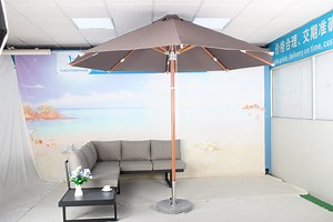 [Hot Item] Basic Customization Outdoor Furniture Large Garden Patio Beach Parasol Sun Umbrella