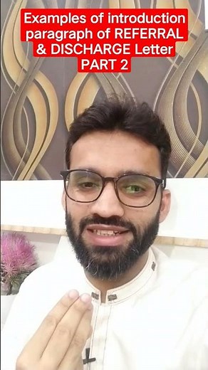 Examples of Introduction Paragraph Writing in Referral/Discharge Letter| OET WRITING|OET Letter|