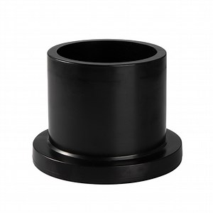 [Hot Item] Plastic PE Pipe Fitting Loose Flange Adapter HDPE Butt Fusion Stub End Short Flange for Water Supply