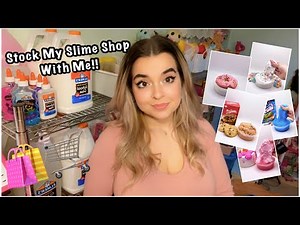 Biggest Slime Restock Yet!! 🎨🛍 Stock My Slime Shop With Me!! (100+ Slimes)
