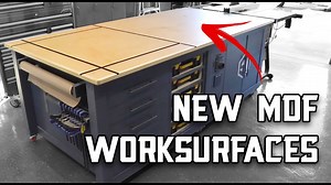 Adding T-track to my ultimate workbench!