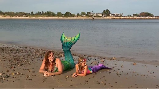 Meet Lavinia: the mythical mermaid enchanting Wells Beach visitors