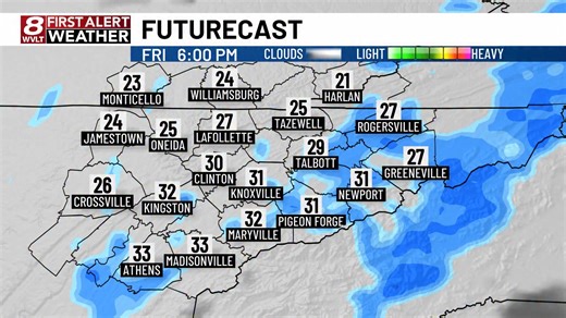 SNOW TIMING: Here's a look at the timing and placement for flurries or snow showers this evening and the heavier snow overnight. | Meteorologist Spencer Denton