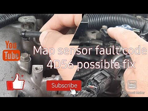 How to fix Triton L200 2.5 4D56 Power loss Map sensor fault code.