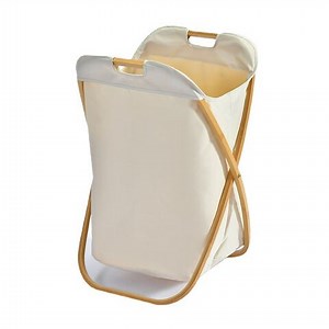 [Hot Item] Simple Folding Dirty Clothes Storage Basket Bamboo Home Cloth Laundry Basket