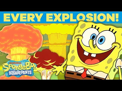 Every SpongeBob Explosion EVER! 💥 | #TBT