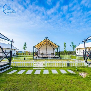 [Hot Item] Premium Safari Canvas Wall Tents for Luxurious Glamping Experiences