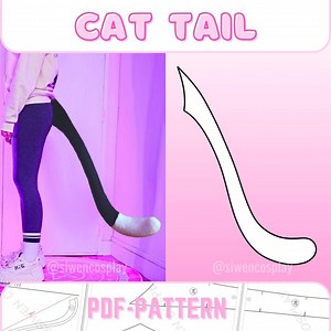 PDF Cat Tail Pattern - Etsy