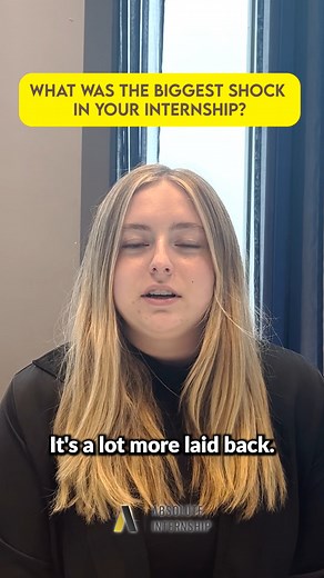 What surprised Rachel during her London internship? 🎤 #globalinternship #internabroad #internships #collegestudent | Absolute Internship
