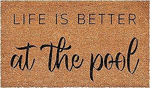 Calloway Mills Life is Better at The Pool Doormat 24" x 48"