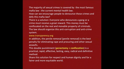 Punishment For Rape : Penectomy and confiscation .