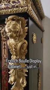 French Boulle Display Cabinet .... just in... #Canonburyantiques #boulle #boulleinlay #antiques