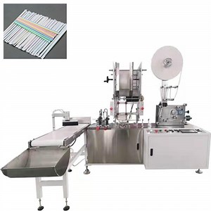 [Hot Item] Drinking Straw Packaging Packing Wrapping Machine Rice Wheat Individaul Packed Wrapped Machines