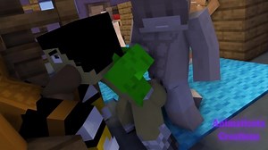 Our Secret vysokoškolský klub / Minecraft gay porno