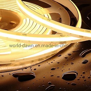 [Hot Item] Hot Sale DC24V Super Brightness Lumen RGB LED Flexible COB Strip Light for Decoration Lighting