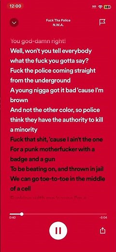 N.W.A - F*** the Police - Lyrics