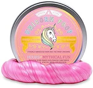 Unicorn Slime - Unicorn Putty - Unicorn Poop - Unicorn Tears - Unicorn Gifts and Unicorn Toys - Magical Glitter Slime and Glitter Putty - Toy Putty (Poop)