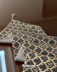 Handmade Table Runner With Persian Motifs and Gold Details. Adds a Touch of Luxury and Art to Your Dining or Coffee Table. - Etsy