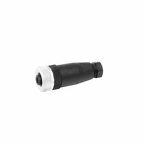 [Hot Item] M12 Female Straight Connector - 4 Pin Plastic Adapter