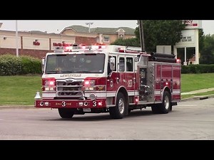 Lewisville Fire Dept. M163 & E163 Responding