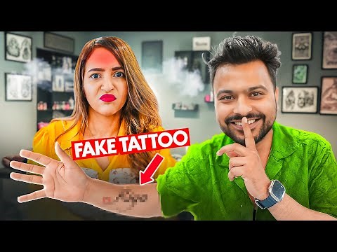 HE GOT A TATTOO OF SOME OTHER GIRL'S NAME! 💔 (किसी और लड़की के नाम का टैटू बनवाया)