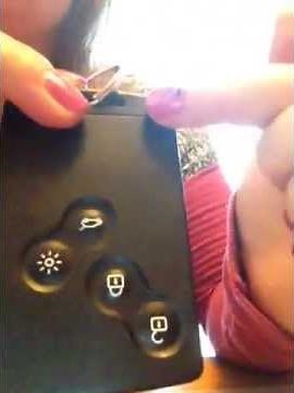 How to Change Replace Battery in Renault Megane Key Card New Style