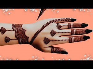 New Easy Simple Jewellery Mehndi Design | Mehandi Ka Design | Mehndi Designs For Hands|Simple Mehndi
