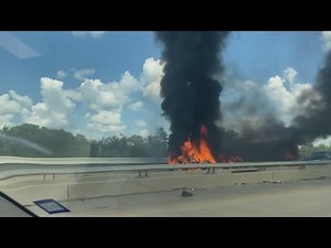 18-wheeler wreck forces shutdown of westbound I-10 at Neches River bridge Thursday afternoon