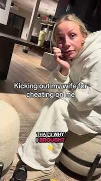 My wife cheated on me and I kicked her out. This was her reaction