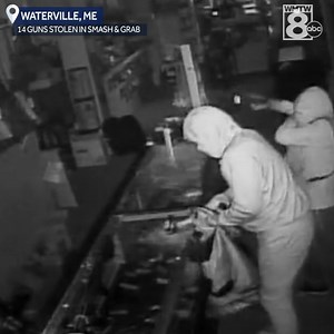 17K views · 100 reactions | The ATF released footage of masked burglars smashing through cases at a Maine pawn shop and stealing multiple guns. A reward is now being offered for information: https://bit.ly/3PHTdJr | WMTW-TV | Facebook
