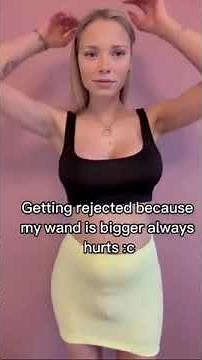 Getting rejected because my wand is bigger always hurts ac #trans
