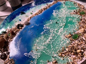 Epoxy Resin Painting - Etsy Canada