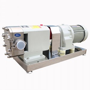 [Hot Item] High Viscosity Fluid Transfer Pumps Sanitary Food Grade Rotor Gear Pump Filling Honey Sugar Syrup Lobe Rotor Pump
