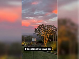 Jennifer Aniston drops in glimpses of ‘Halloween’ red sky