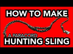 How to make a paracord Balearic style sling for hunting & survival