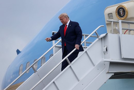 WATCH: Trump visits Yuma, Arizona for border wall construction update