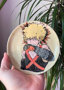 Katsuki Bakugo - My Hero Acadamia Ceramic Snack Plate - Etsy Australia
