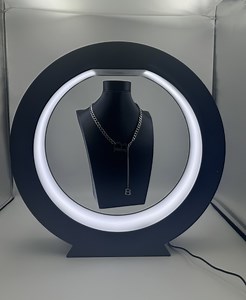[Hot Item] Magnetic Levitation Floating 360 Degree Automatic Rotating Turntable Necklace Jewelry Display