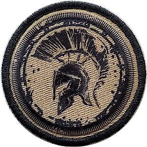 Molon - Helmet - 3" Circle Tactical Morale Patch - Coyote