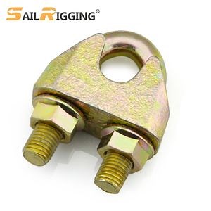 [Hot Item] DIN1142 Wire Rope Clamp Clip Steel Rope Cable Clips Galvanized DIN1142 16mm 22mm Malleable Wire Rope Clip Clamp for Wire Cable