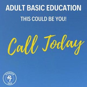 Pioneer Tech's Adult Basic Education program offers. FREE classes for adults looking to sharpen their skills, earn a high school diploma, and pursue better a job! Call today 762-8336 or visit https://pioneertech.edu/adult-basic-ed-abe-hse?category=services | Pioneer Technology Center | Facebook